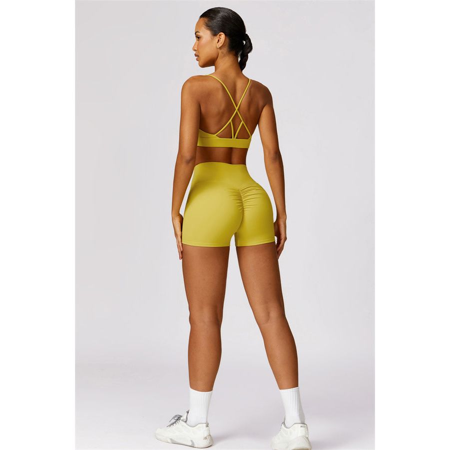 The Scrunch High Waist Shorts