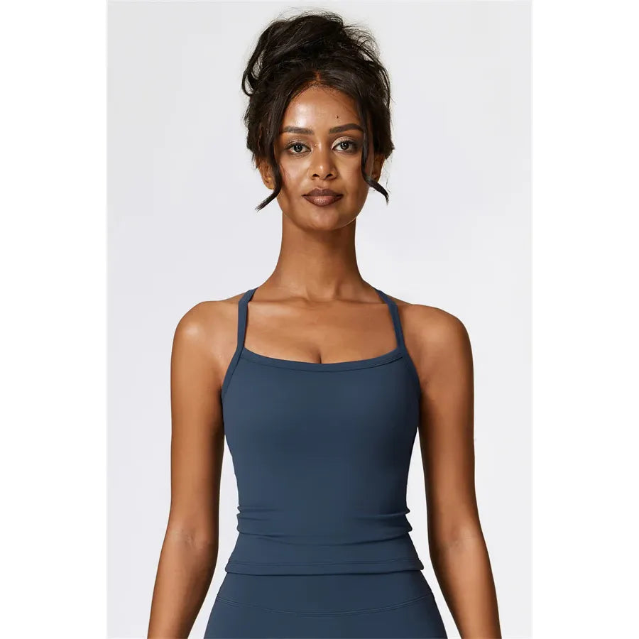 Athens Crop Vest Shorts 2-Piece Set