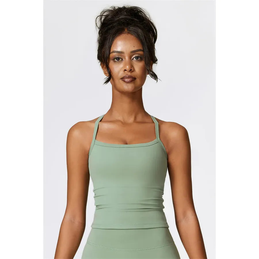 Athens Crop Vest Shorts 2-Piece Set