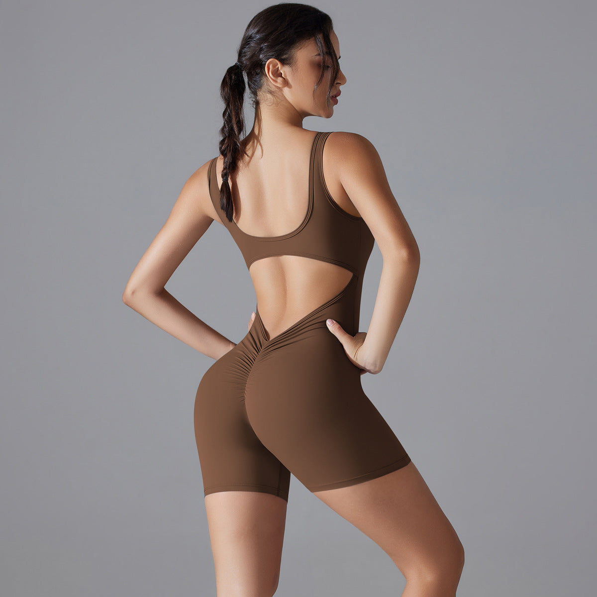 Yoga Bodysuit with Tummy Control for Women