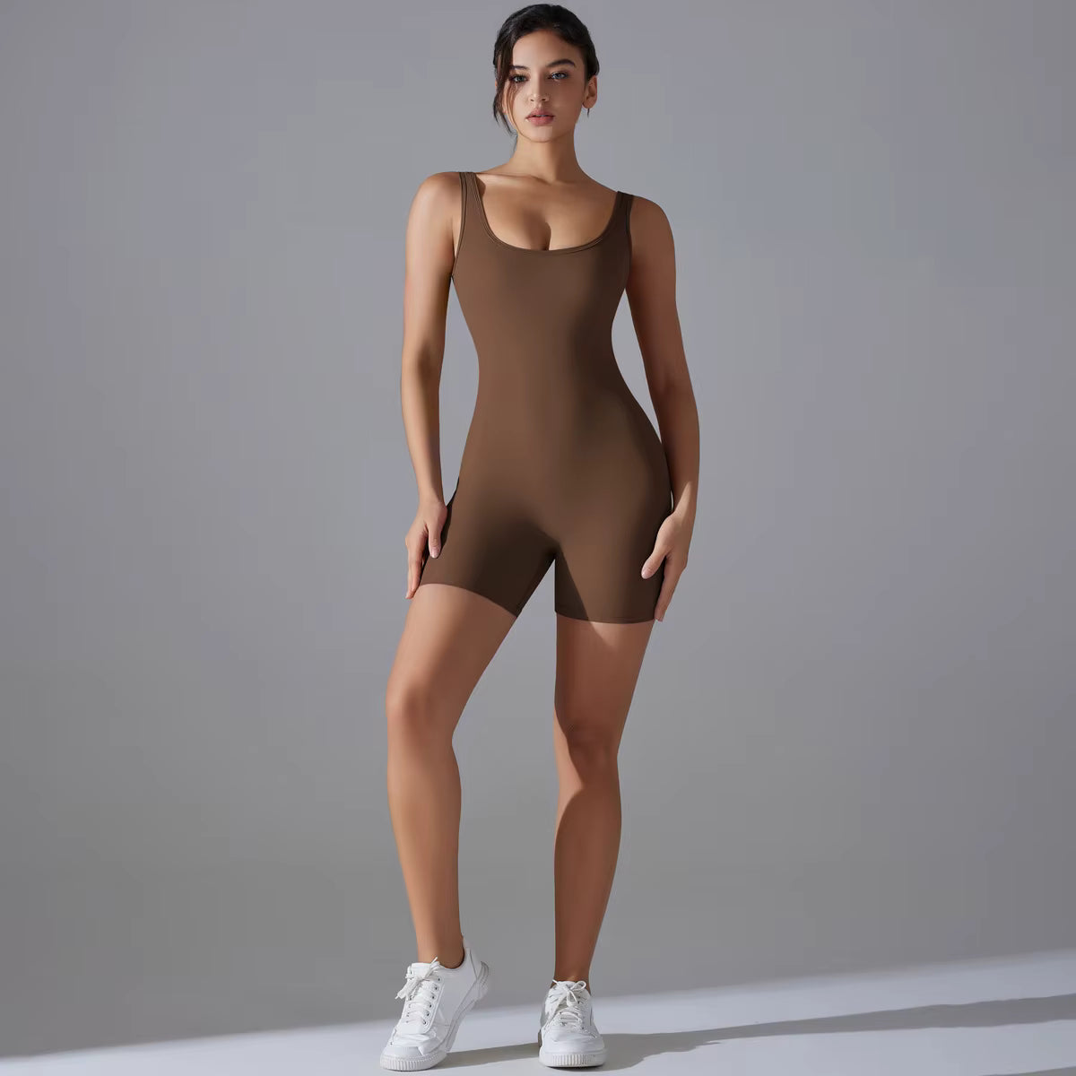 Yoga Bodysuit with Tummy Control for Women