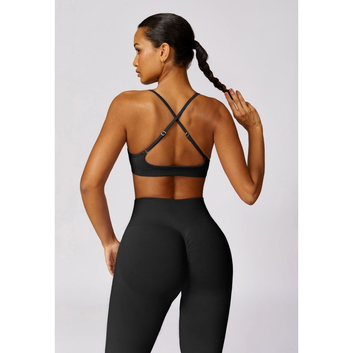 Neon Sports Bra Flaired Leggings 2-Piece Set