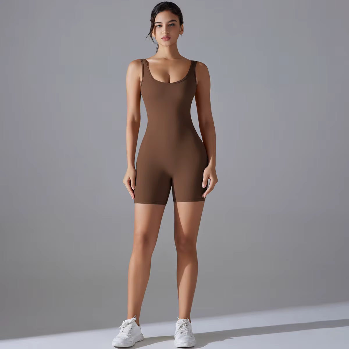 Yoga Bodysuit with Tummy Control for Women