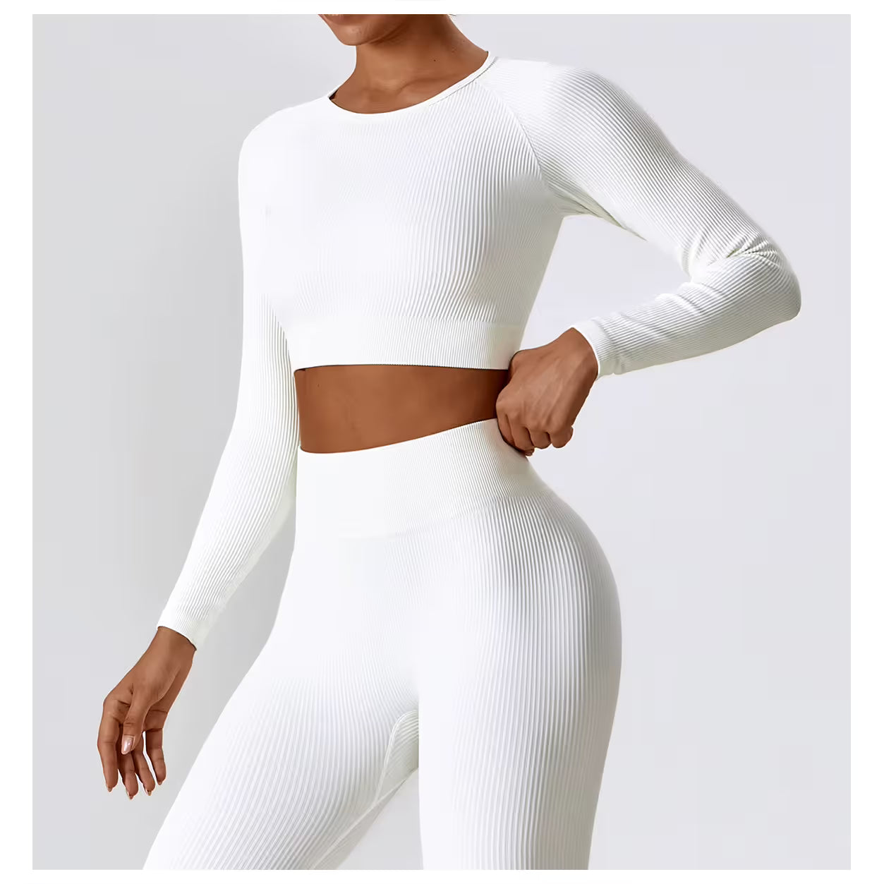 The Clara Long Sleeve Crop Top