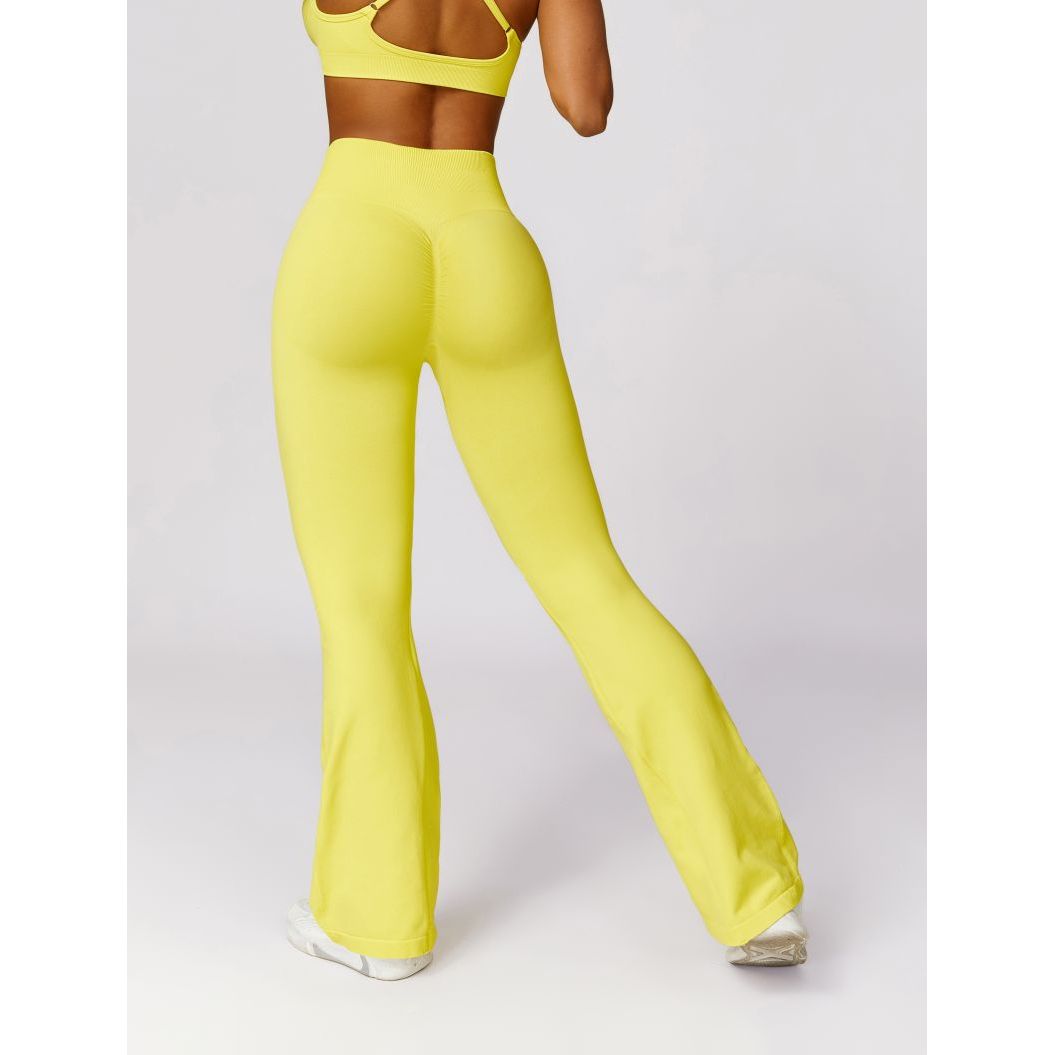 Neon Sports Bra Flaired Leggings 2-Piece Set