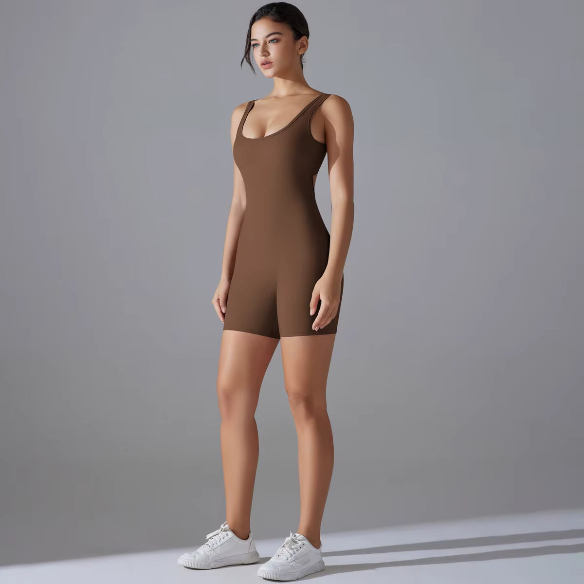 Yoga Bodysuit with Tummy Control for Women