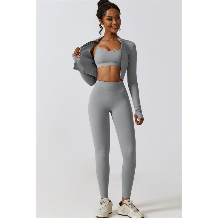 NOVA Jacket Bra Leggings 3-Piece Set