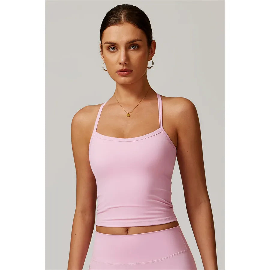 Athens Crop Vest Shorts 2-Piece Set