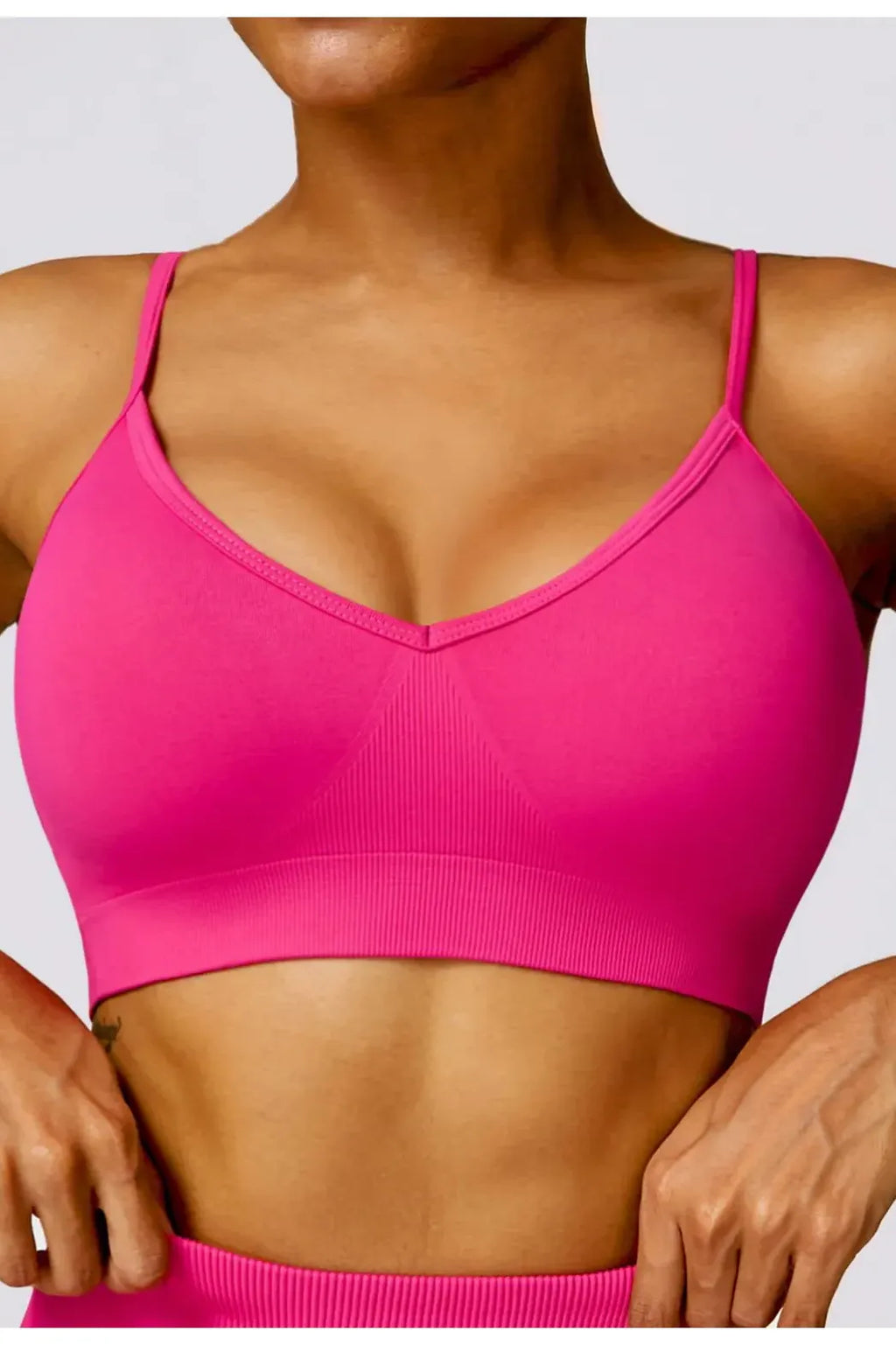 Neon Sports Bra Flaired Leggings 2-Piece Set