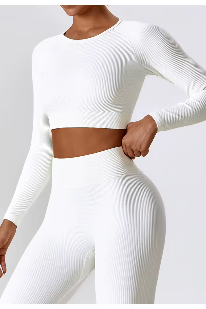 The Clara Long Sleeve Crop Top