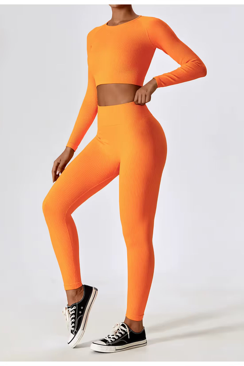 The Clara Long Sleeve Crop Top