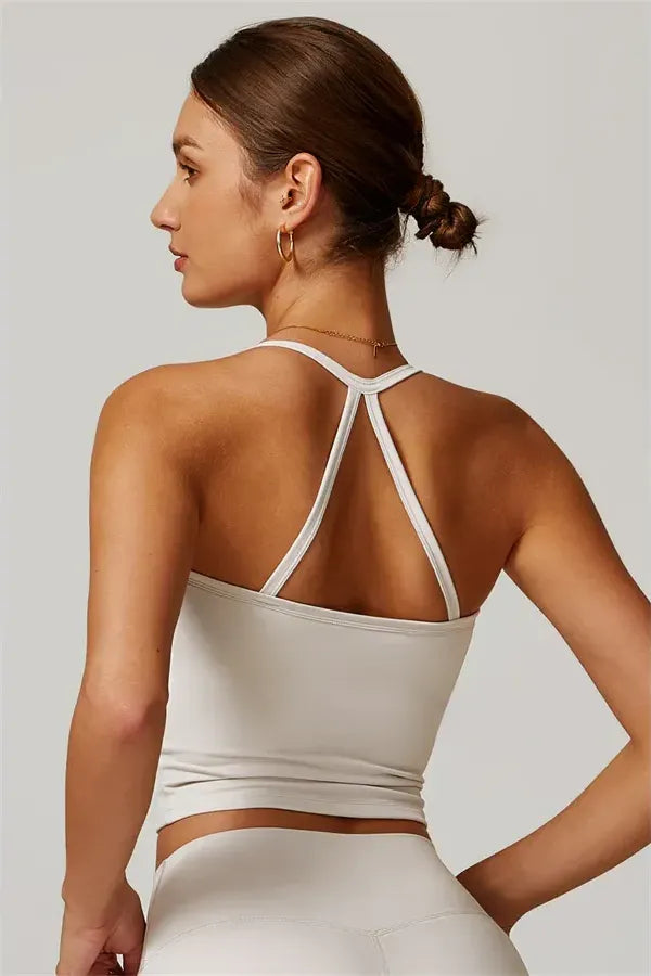 Athens Crop Vest Shorts 2-Piece Set